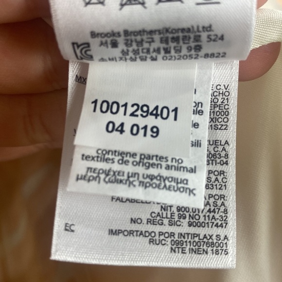 Brooks Brothers Pink Plaid Blazer 100% Linen/Flax Spring 2019 Collection - 16 - Picture 16 of 16